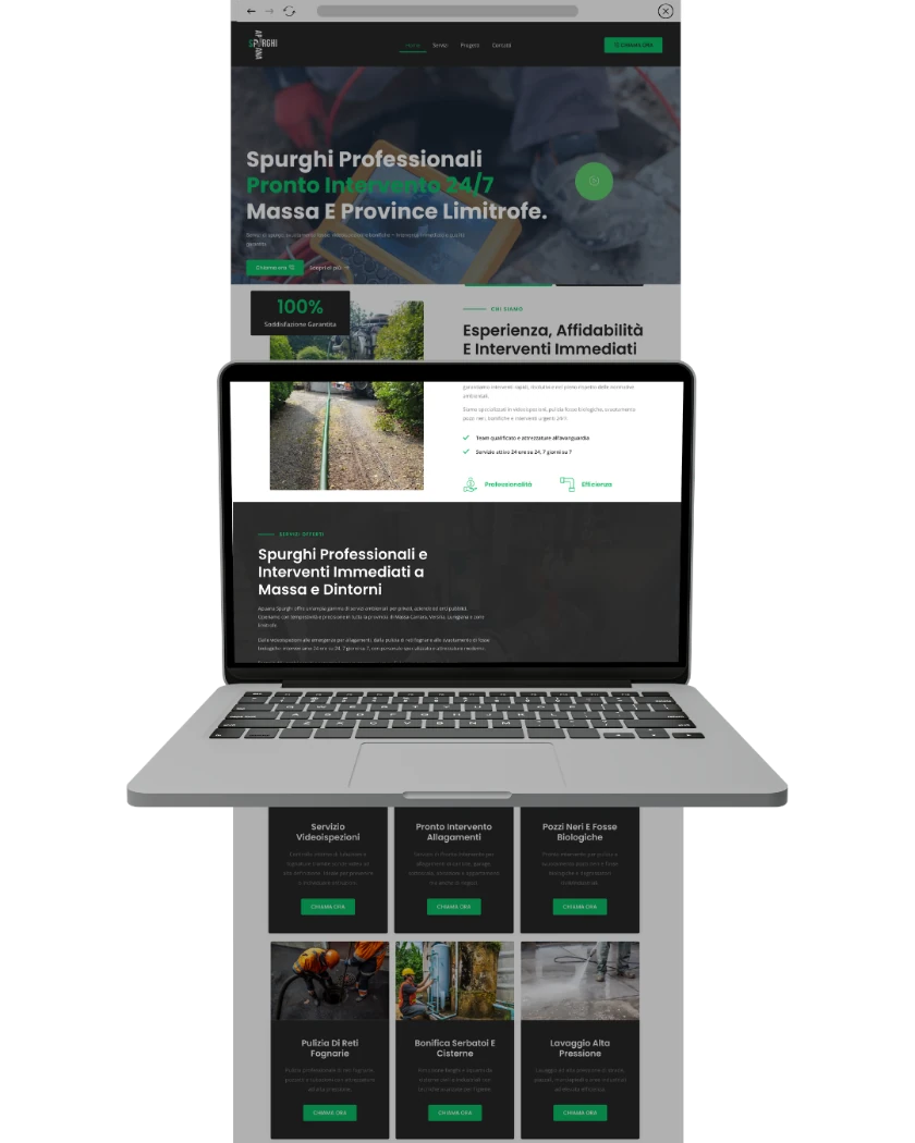 Sito web di Apuana Spurghi