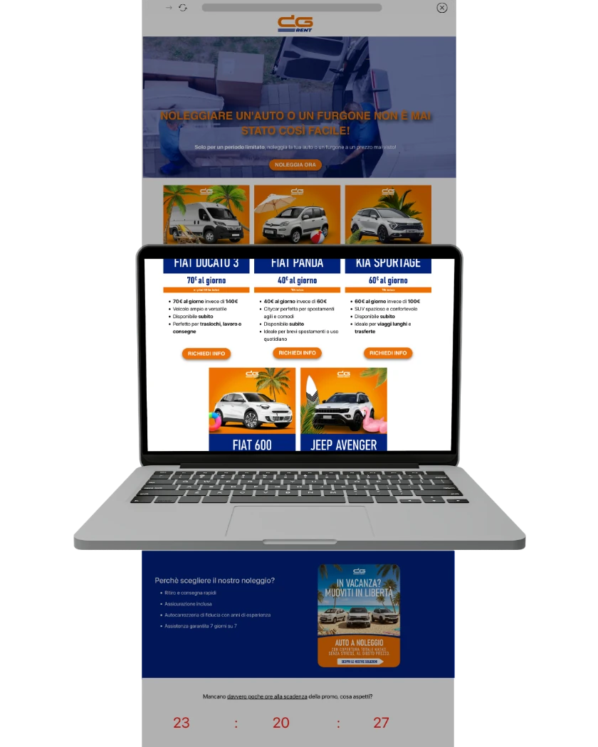 Sito web di Autocarrozzeria D&G