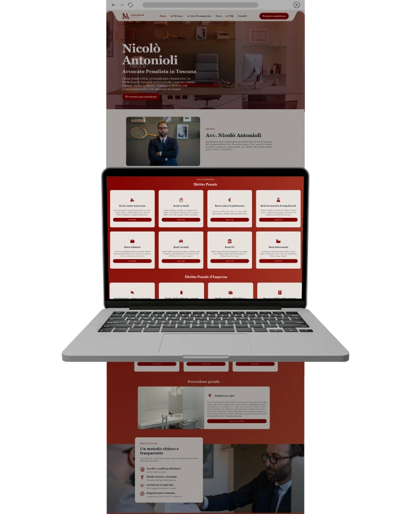 Sito web di Avv. Nicolò Antonioli