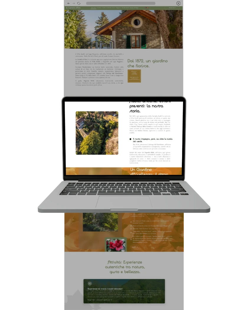 Sito web di La Camelia d'Oro