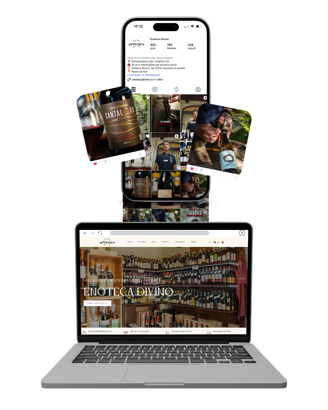 Sito web di Enoteca DiVino