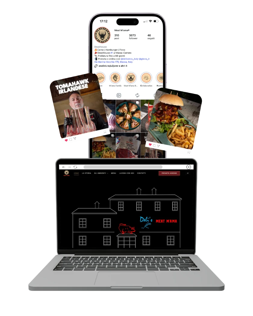 Sito web di Meat M'ama