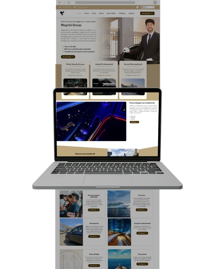 Sito web di NCC Magrini Group